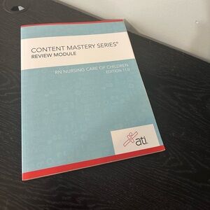 CONTENT MASTERY SERIES REVIEW MODULE RN NURSING CARE OF CHILDREN EDITION 11.0